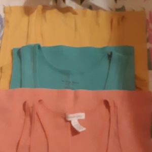 A bundle of tops, used.